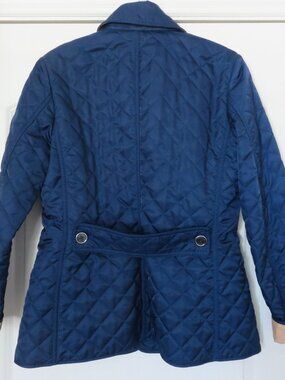 EUC Rare Auth. Burberry Brit Copford Jacket Sapphire - Small